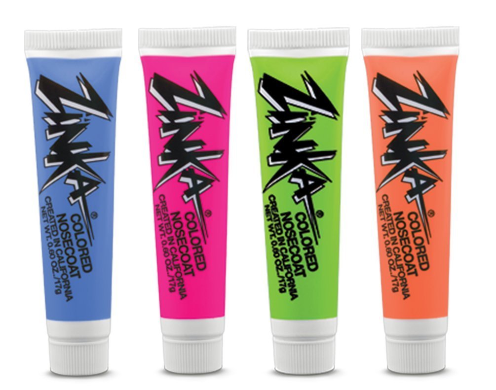 Zinka Colored Sunblock Zinc Waterproof 0 6oz Blue Pink Green - Zinka Official Imagery - 2