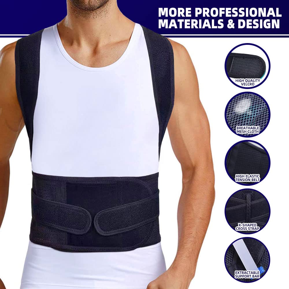 BraceTop Posture Corrector Back Brace – Men & Women