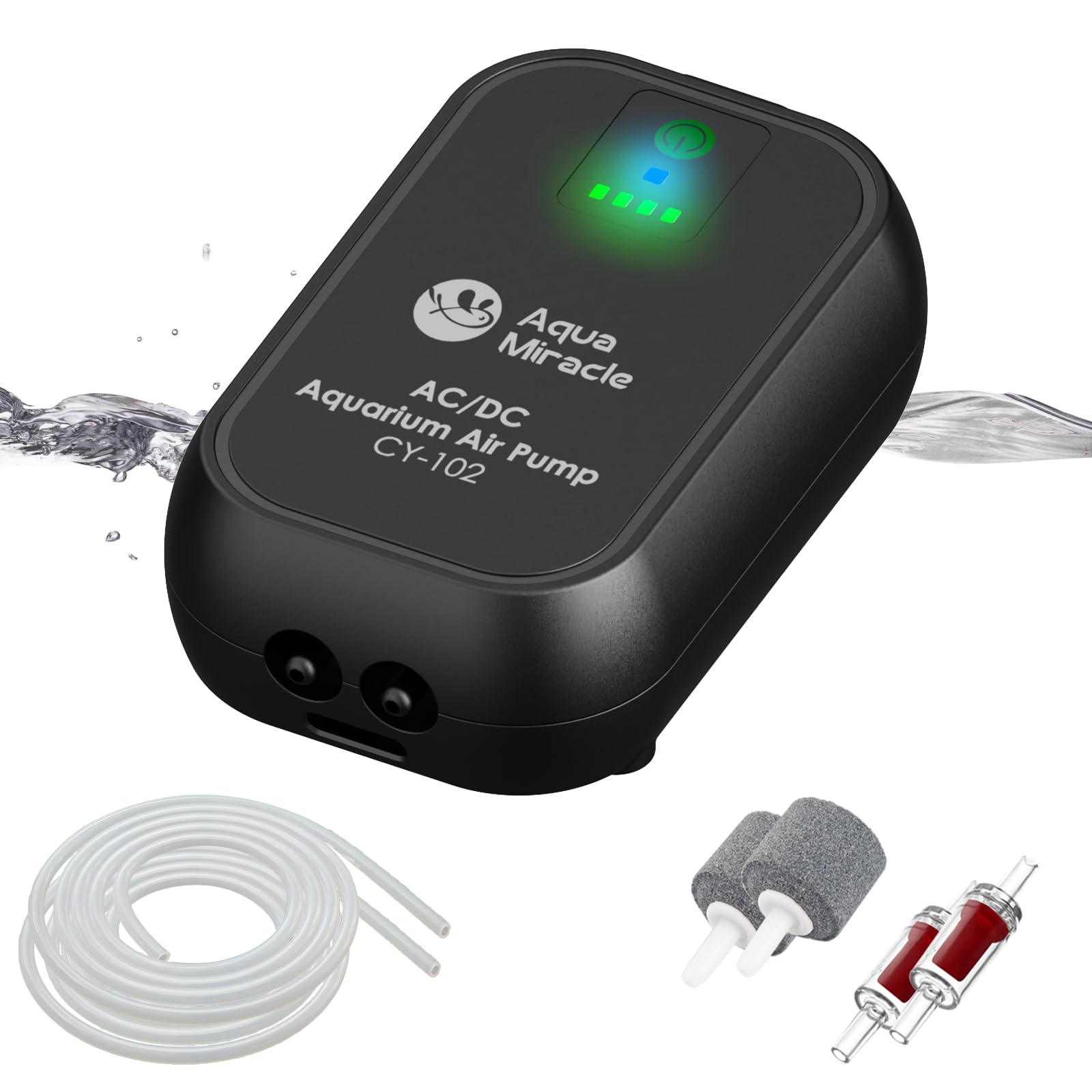 AquaMiracle USB Aquarium Air Pump Rechargeable Aerator for Bait B - AquaMiracle Official Product View 8