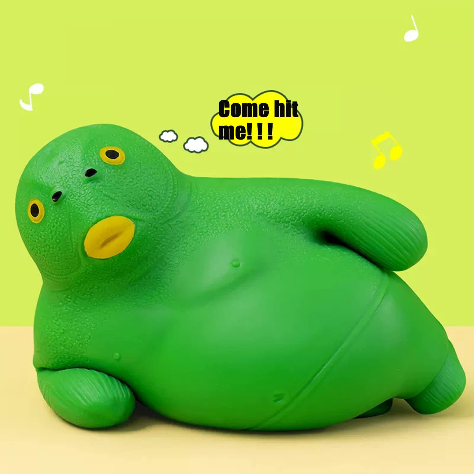 HIPIHOM Green Head Fish Toy, Decompress and Squeeze Stress Toy Figure - View 4