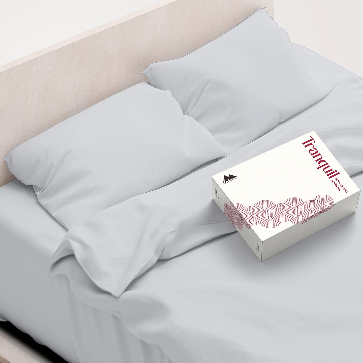 Mayfair Linen 100% Egyptian Cotton Sheets Full Size - Luxury 800 - Product Imagery