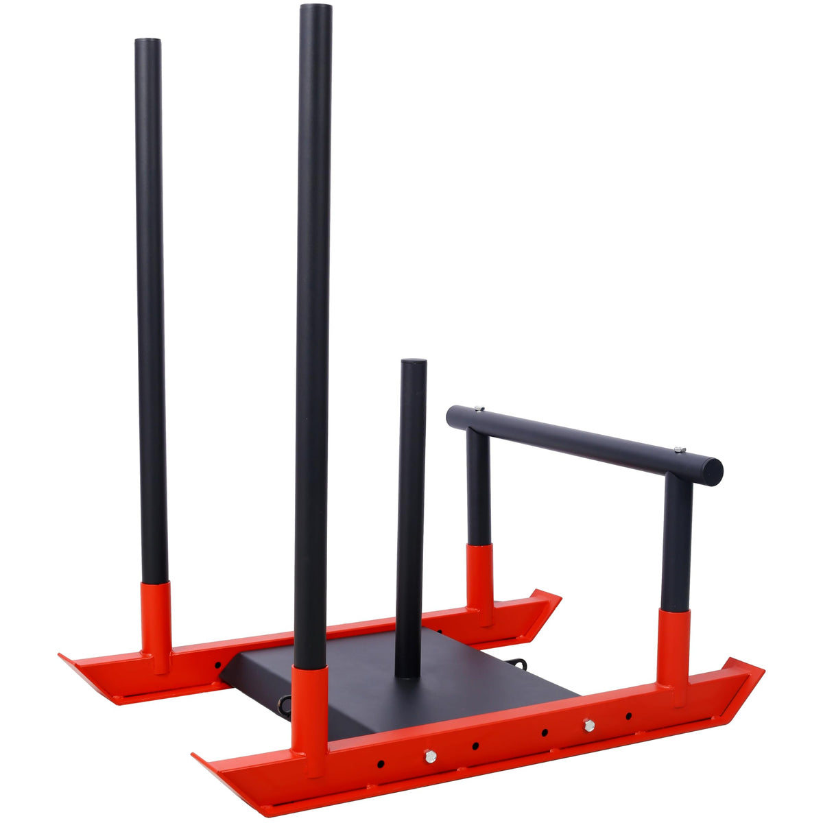 Heavy Duty Fitness Sled with Push Poles Harness for Speed - Premium Selection Official Imagery - 6