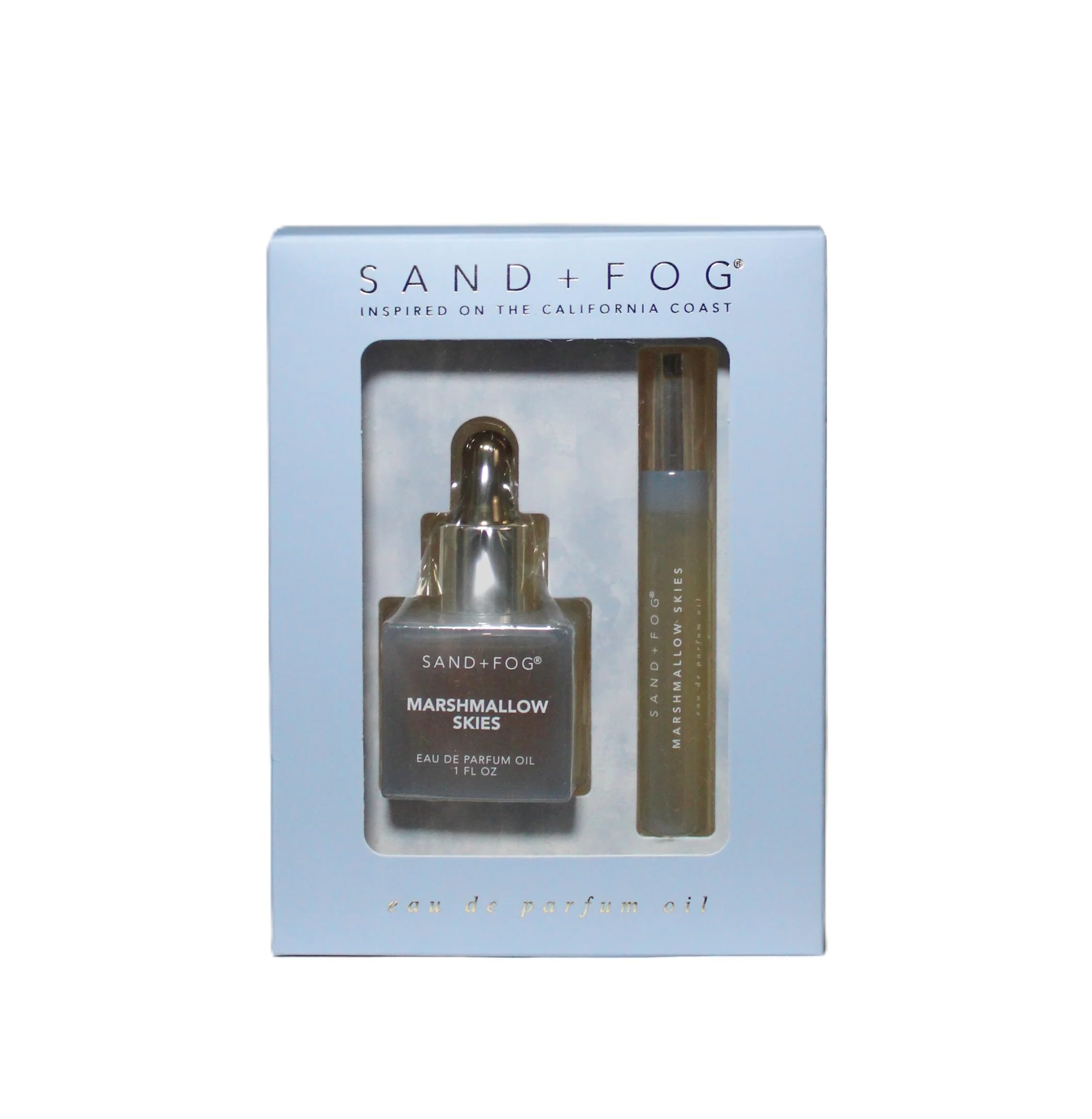 Sand + Fog Marshmallow Skies Eau de Parfum Oil Set, 1 fl oz - Product Imagery