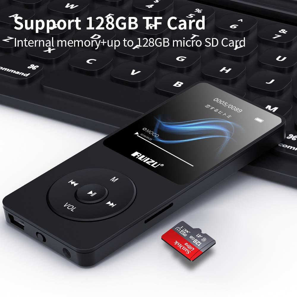 RUIZU 32GB MP3 Player with Bluetooth 5 3 Auto Reconnect 80H - RUIZU Official Imagery - 7