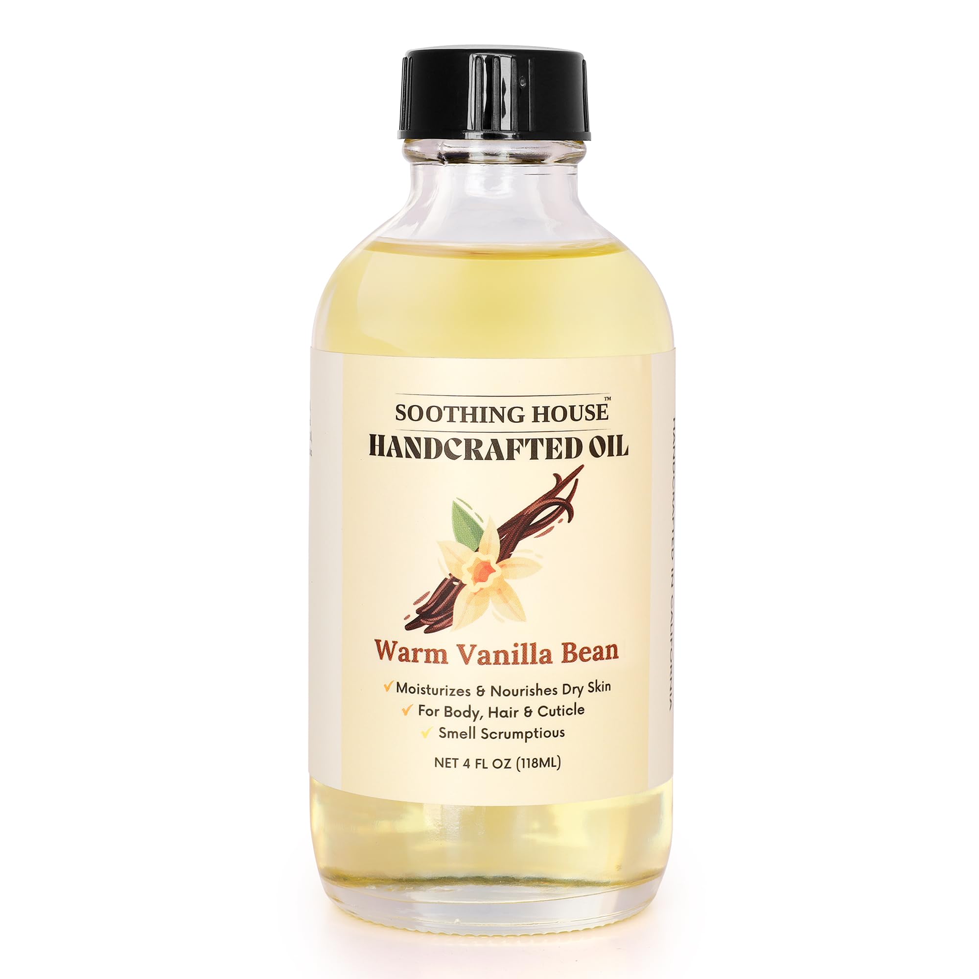 Warm Vanilla Bean Body Oil - Soothing House Official Product Imagery - 3