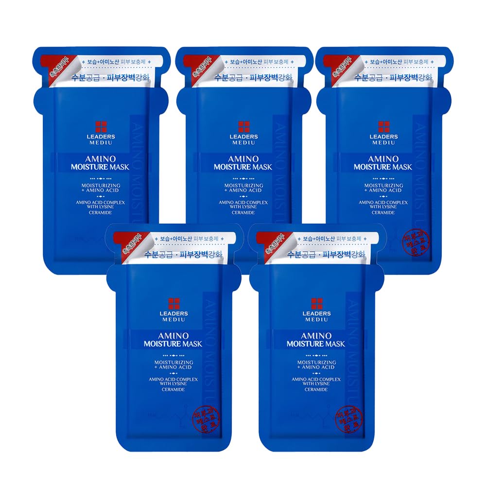 Amino Moisture Hydrating Facial Sheet Mask - Leaders Mediu