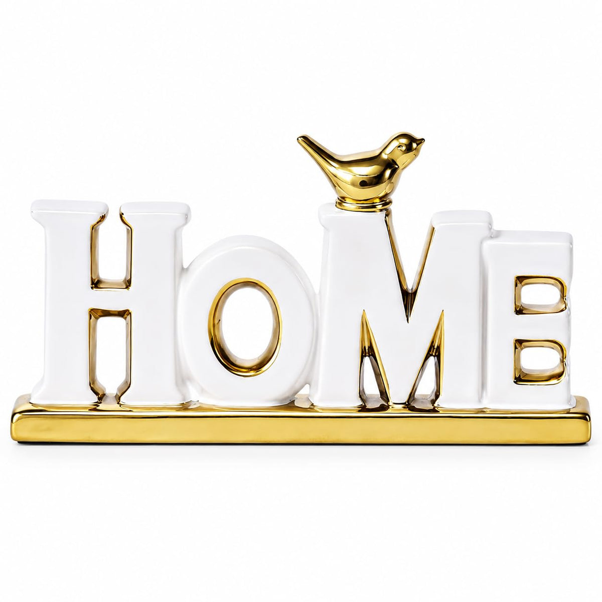 XMGZQ White and Gold Decor for Living Room Bedroom Bookshelf - XMGZQ Official Imagery - 1
