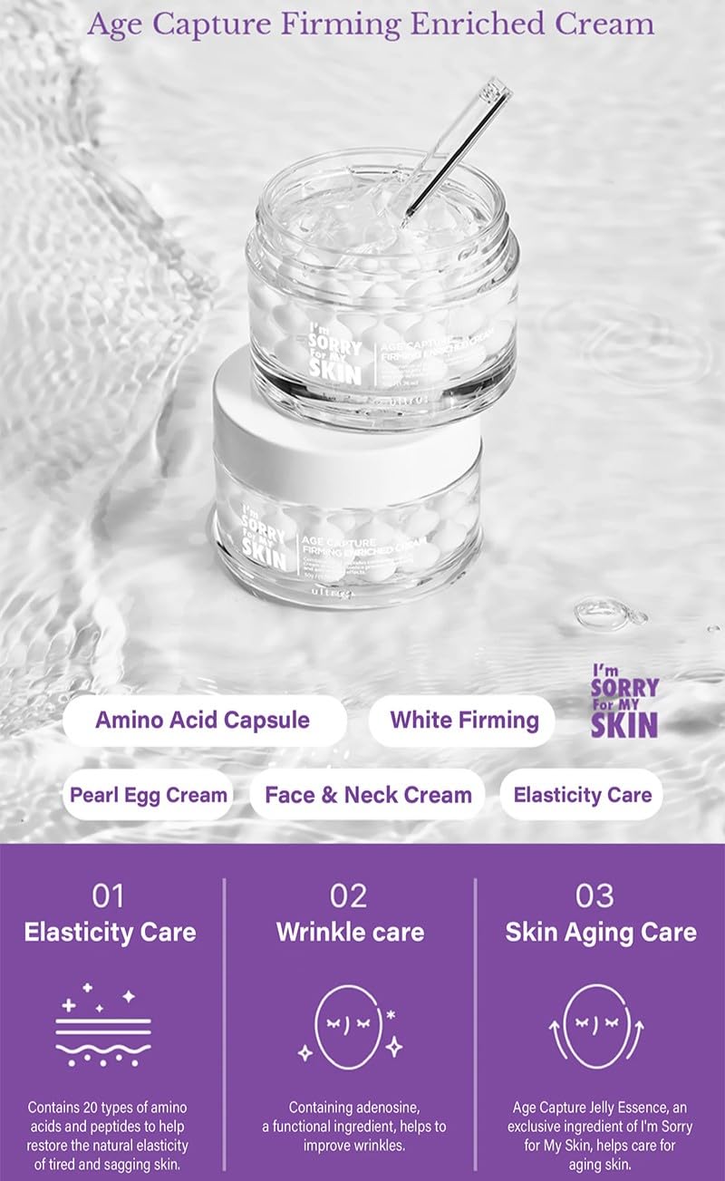 I M SORRY FOR MY SKIN Age Capture Facial Cream Korean Skin - I'M SORRY FOR MY SKIN Official Imagery - 3