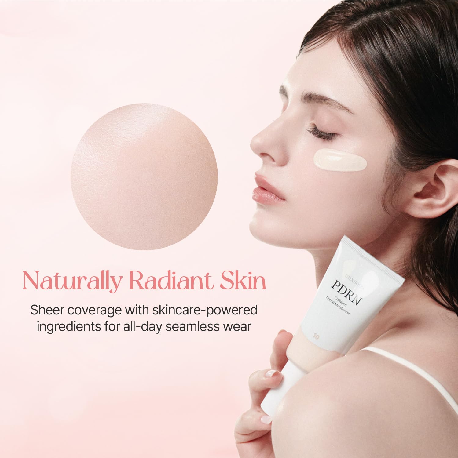 mixsoon PDRN Collagen Tinted Moisturizer - Skincare Infused Base with Rice PDRN & - mixsoon Official Product View 10