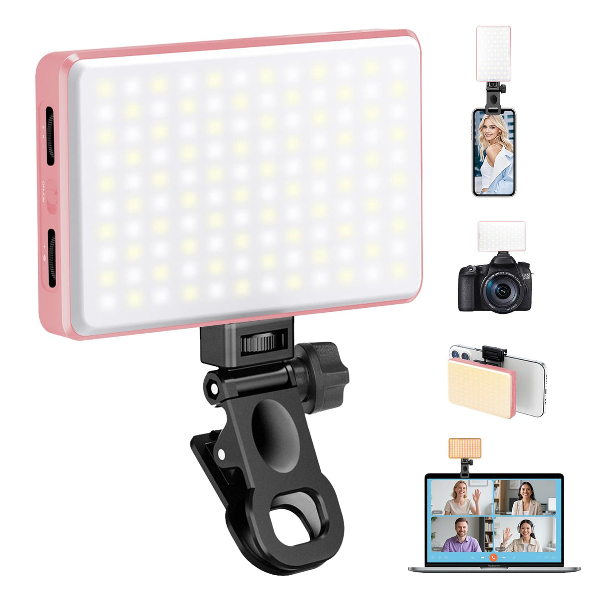 168 LED Selfie Light for iPhone Phone Light 3000mah - Auriani Official Imagery - 2