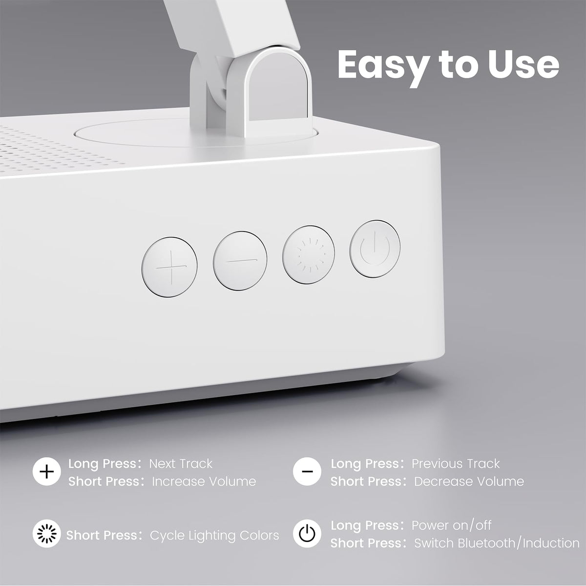 Wireless Sensor Speaker Colorful LED Ambient Light Foldable - DBHBAODZI Official Imagery - 7