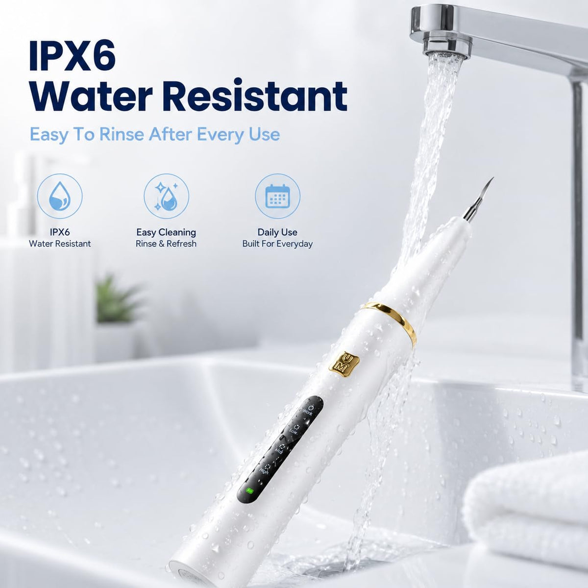Rechargeable Oral Care Device with HD Camera LED Light - Zhicheng Official Imagery - 4