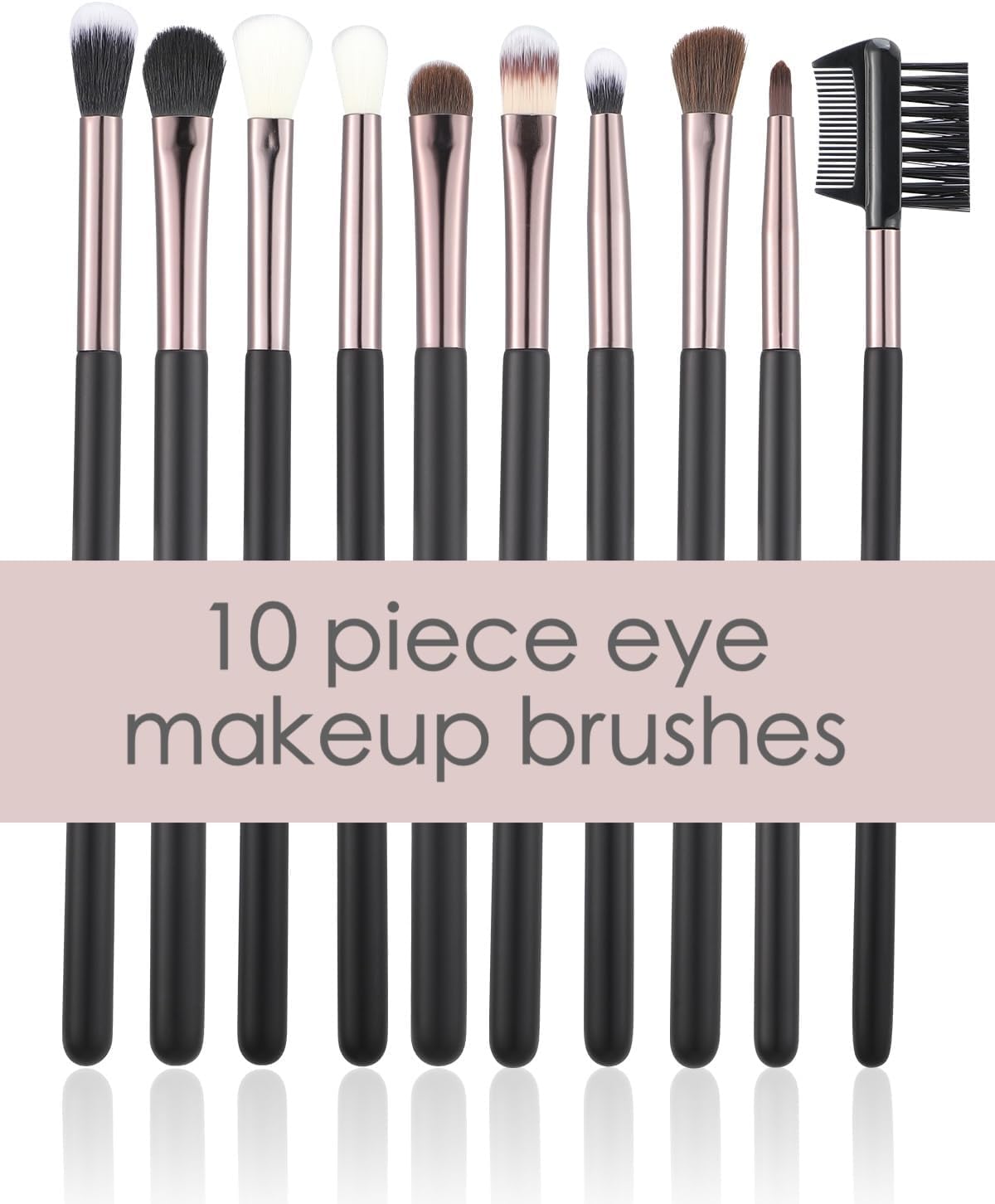 Makeup Brushes Set 17PCS Beauty Tool Kits for Eye Face - HAPPITON Official Imagery - 5