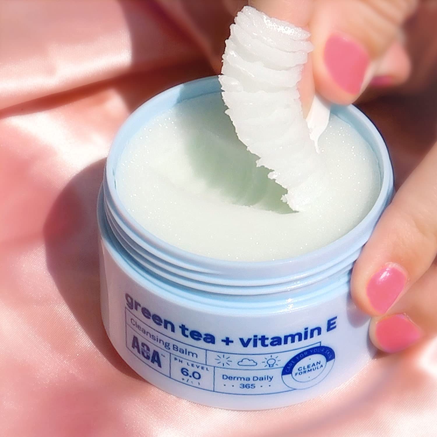 AOA STUDIO Green Tea &amp; Vitamin E Cleansing Balm, Waterproof - AOA STUDIO