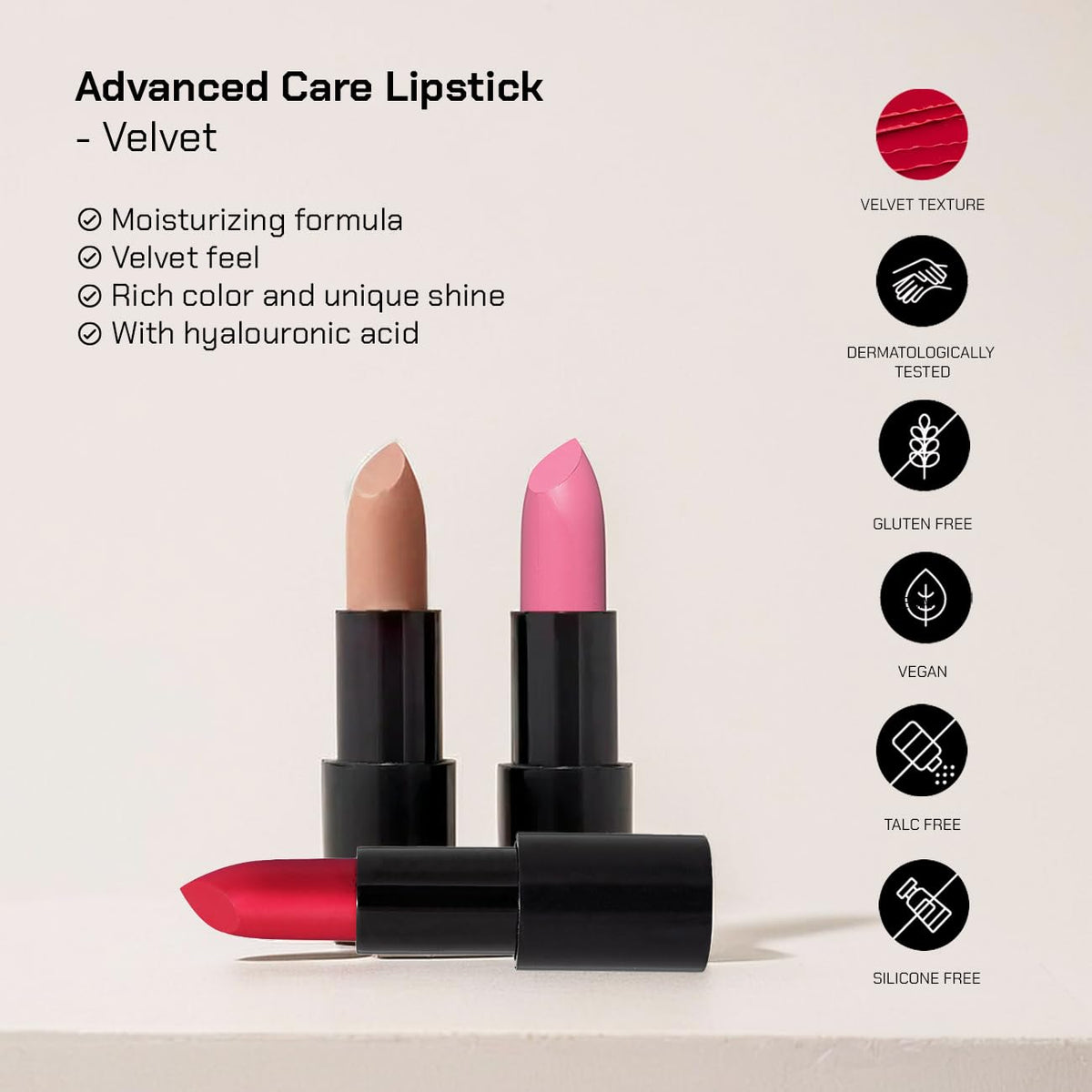 Radiant Professional Advanced Care Lipstick Velvet 29 - RADIANT PROFESSIONAL MAKE UP / HELLENICA Official Imagery - 7