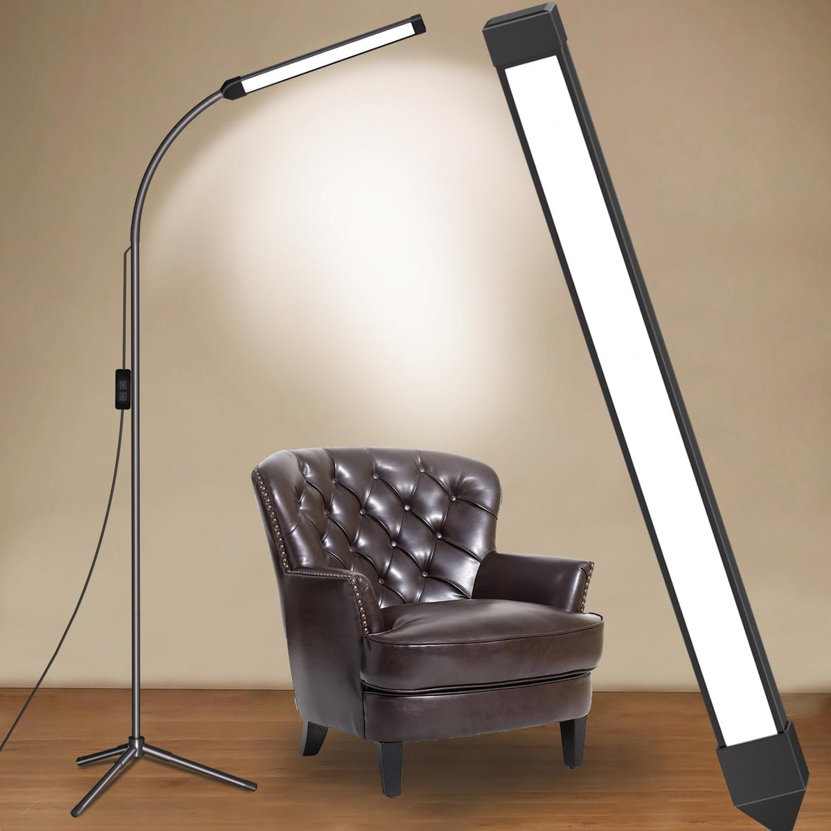 Led Floor Lamp for eyelash extensions Standing light Floor - EBEST Official Imagery - 3