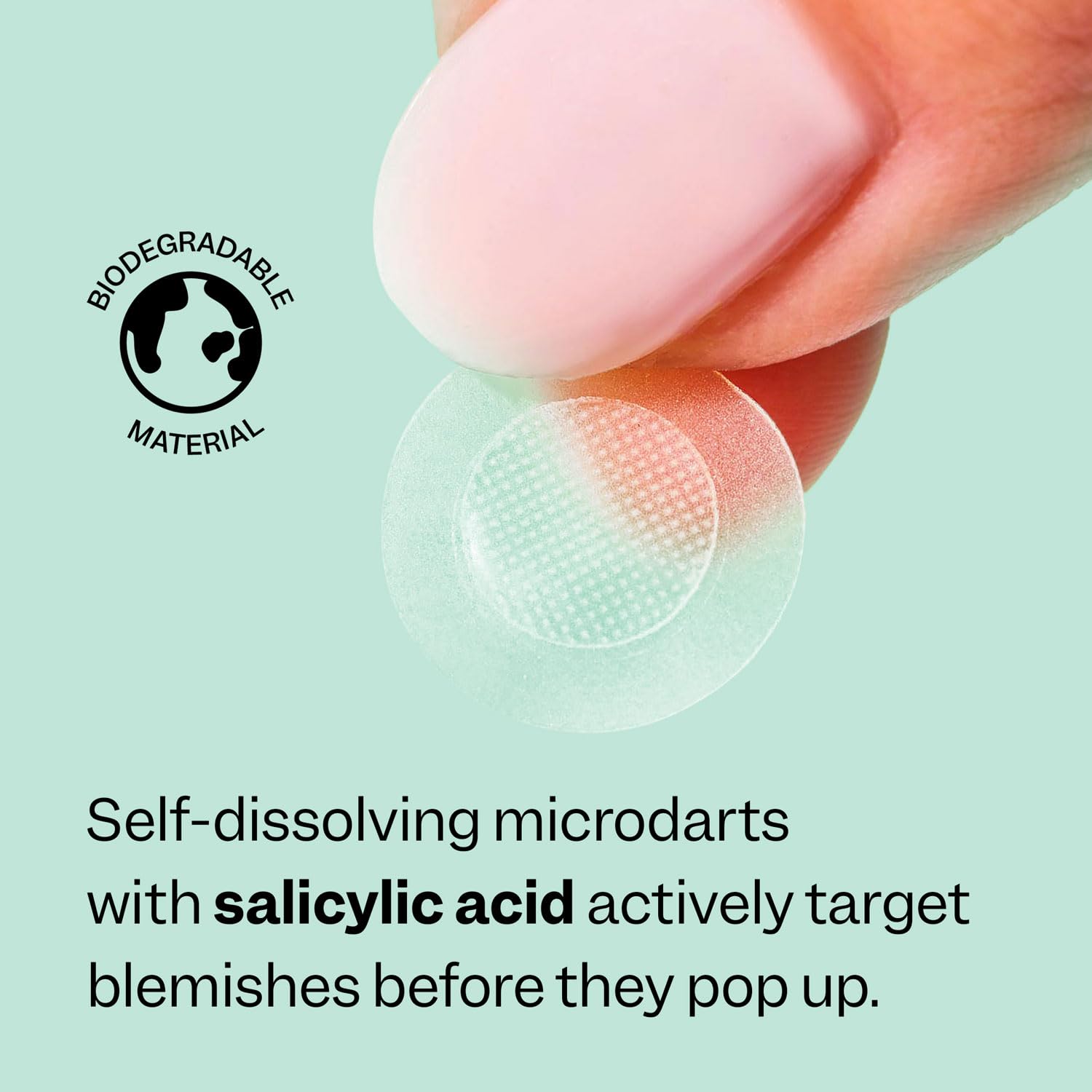 Peach Slices - Deep Blemish Microdarts (9 ct) - Early Stage Pimple Patches for Face - Salicylic Acid, Niacinamide, Hyaluronic Acid, Tea Tree Oil & Cica - Vegan, Cruelty Free, Korean Skin Care & Beauty