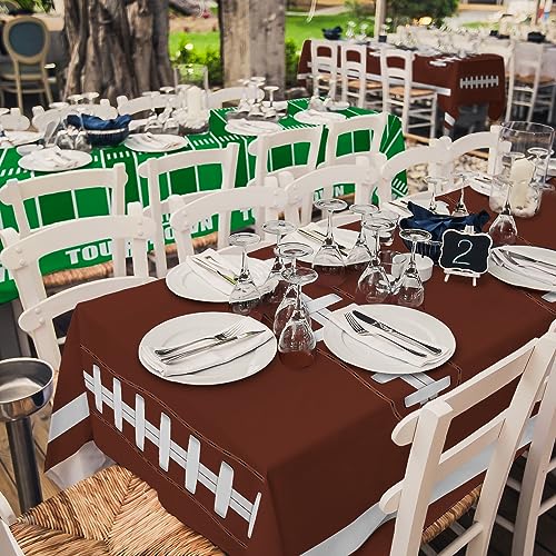 Football Party Decorations Disposable Tablecloth Plastic - Product Imagery