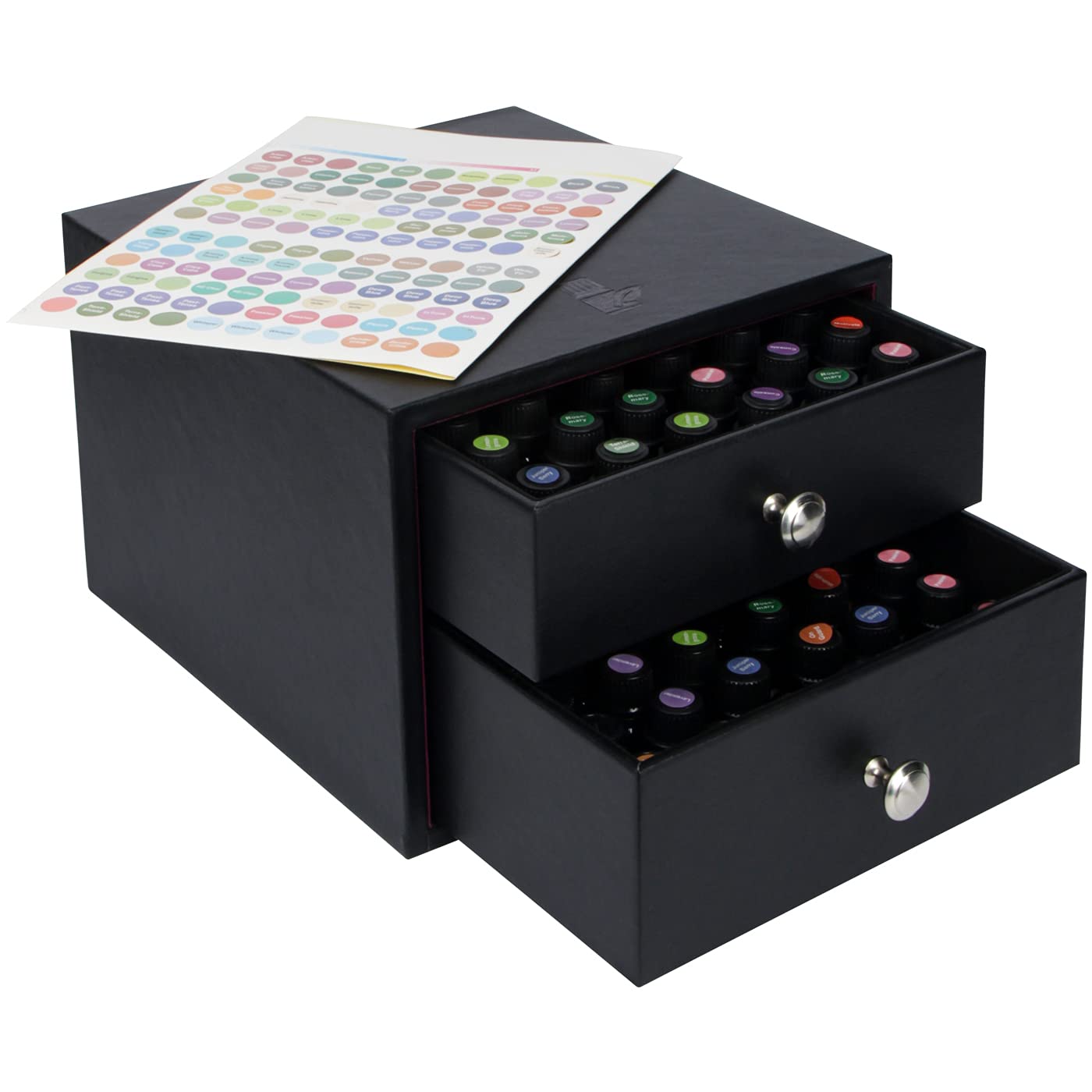 J JACKCUBE DESIGN Essential Oil Organizer Storage Box Case, - Product Imagery