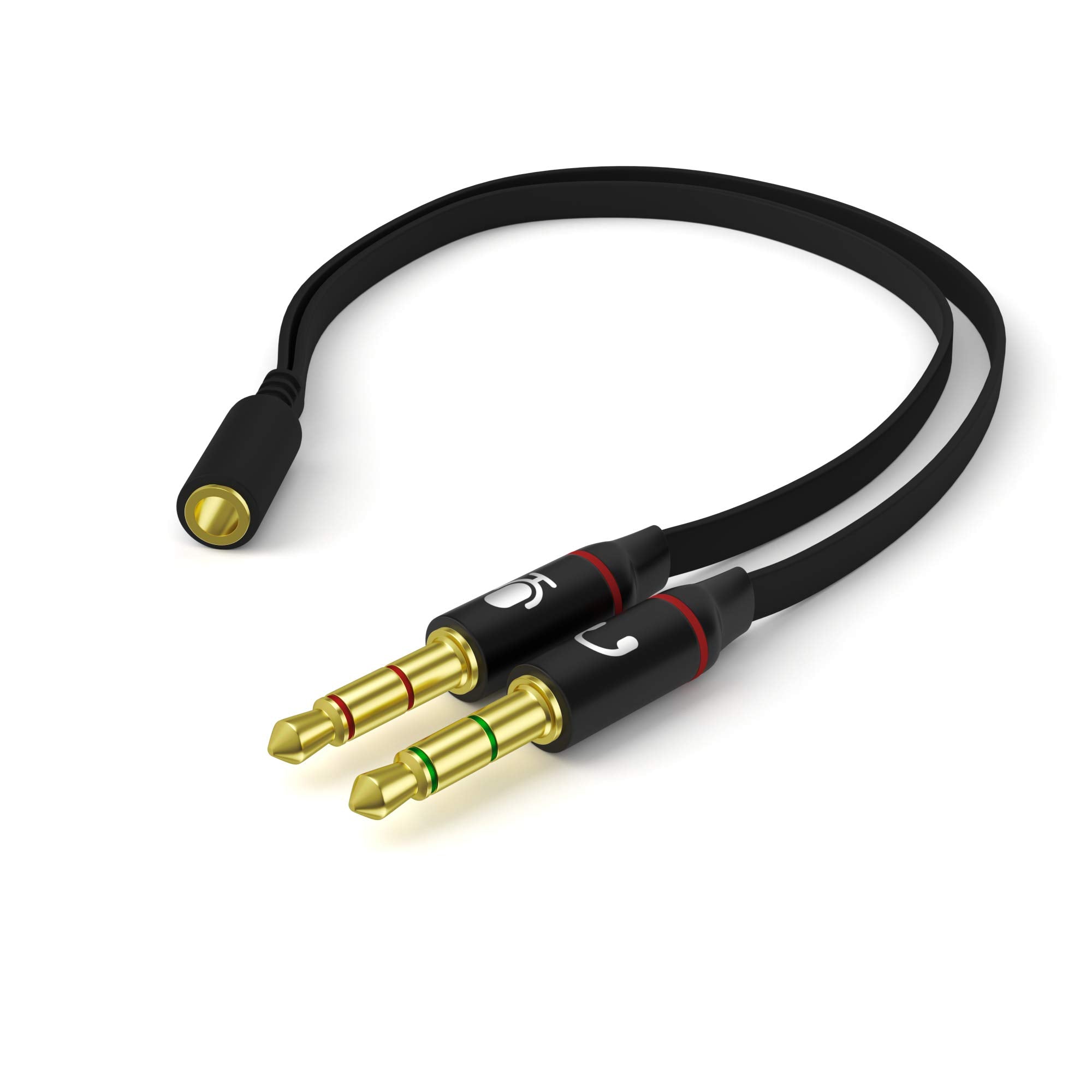 D & K Exclusives Headphone Splitter For Computer 3.5mm Female to by D & K Exclusives - Angle View 7