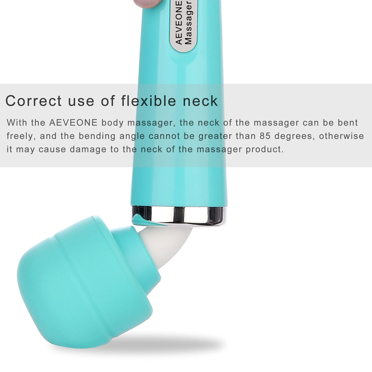AEVEONE Wired Powerful Handheld Electric Massager with - AEVEONE Official Imagery - 6