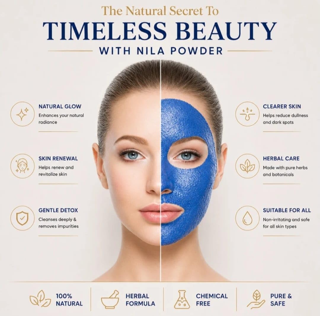Viral Blue Mask - Authentic Moroccan powder – 100% Pure - Generic Official Product View 4