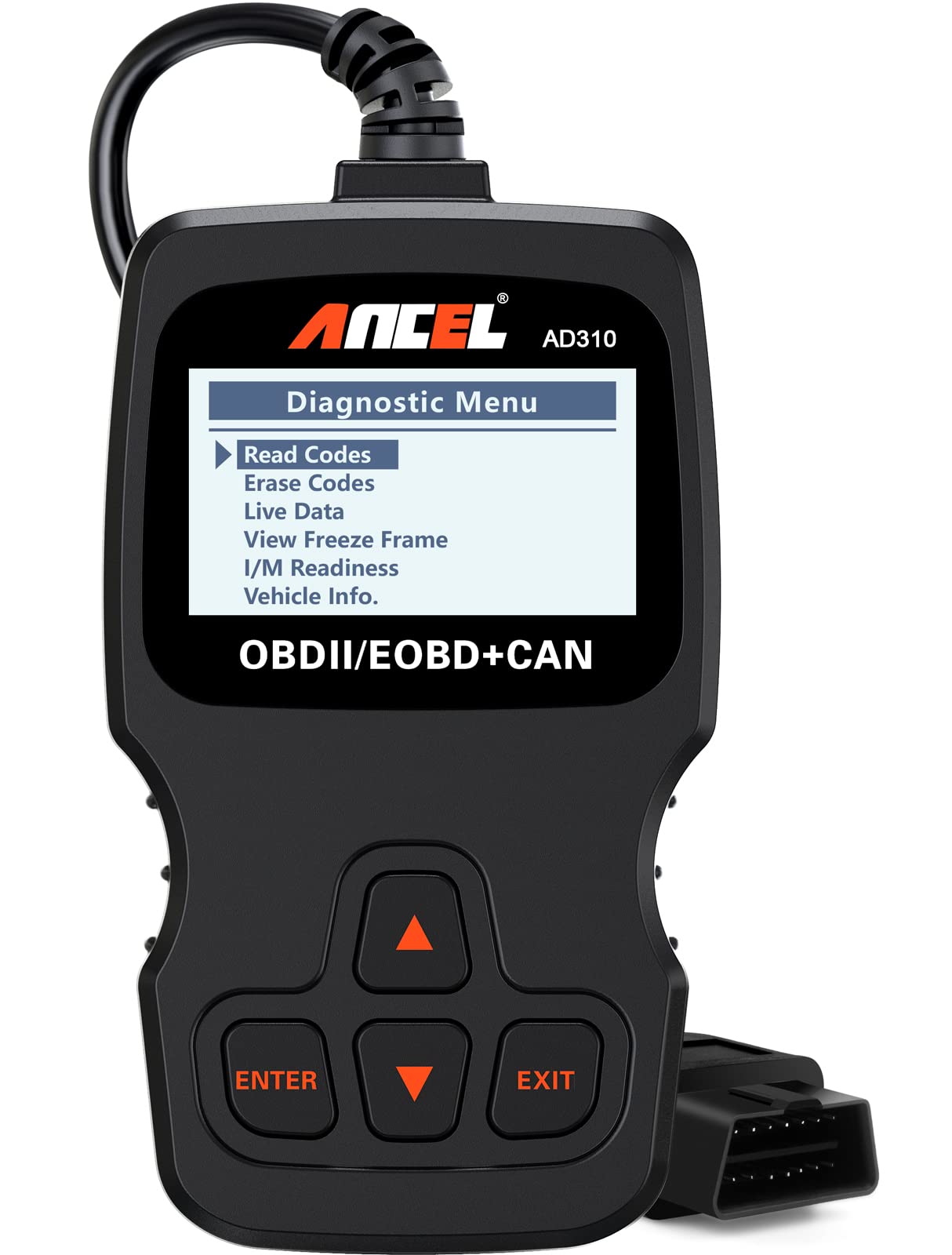 ANCEL AD310 Classic Enhanced Universal OBD II Scanner Car Engine - ANCEL Official Product View 1