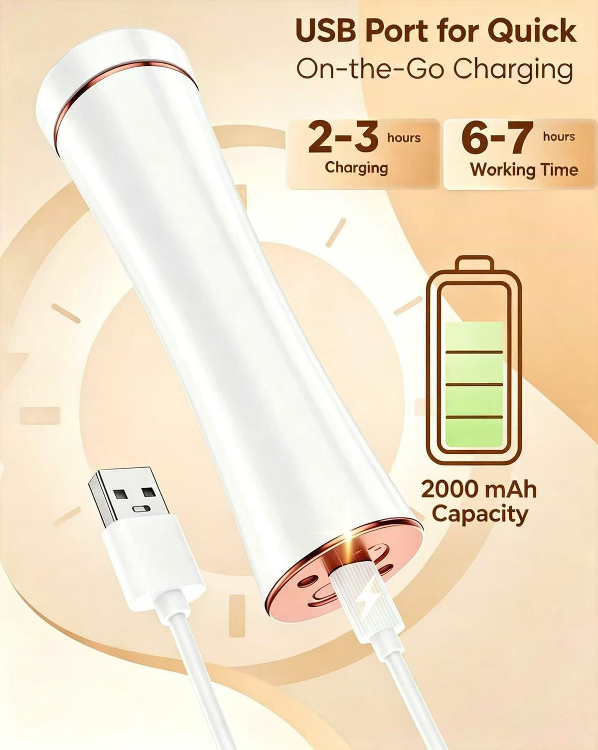 Electric Foot Callus Remover Rechargeable Foot File Pedicure - Incamity Official Imagery - 4