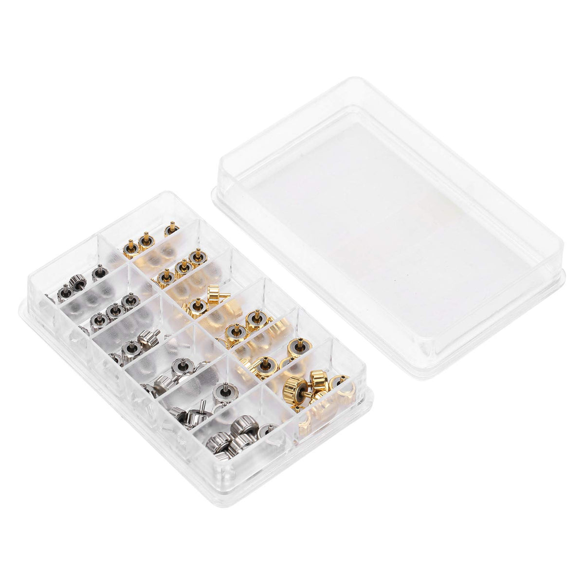 76pcs Watch Crown Assorted Parts Kit with Storage Box - Multi-Wits Official Imagery - 7