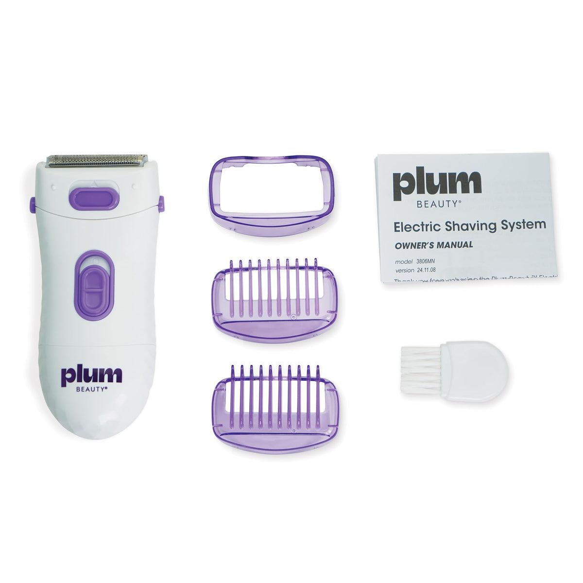 Plum Beauty Electric Shaver for Women Cordless Wet Dry Foil - Plum Beauty Official Imagery - 4