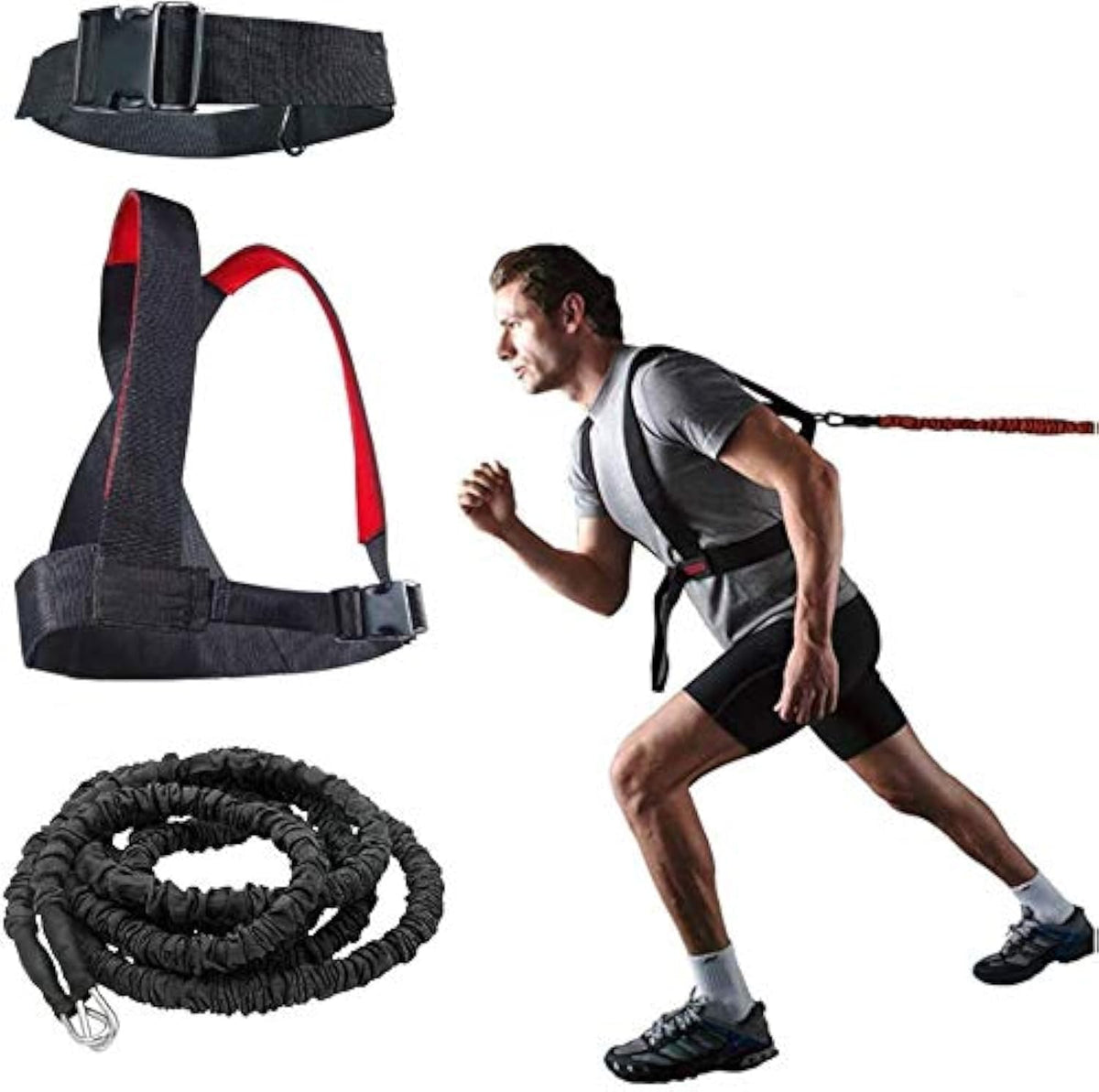 Resistance Training Rope Explosive Force Bounce Physical - YNXing Official Imagery - 6
