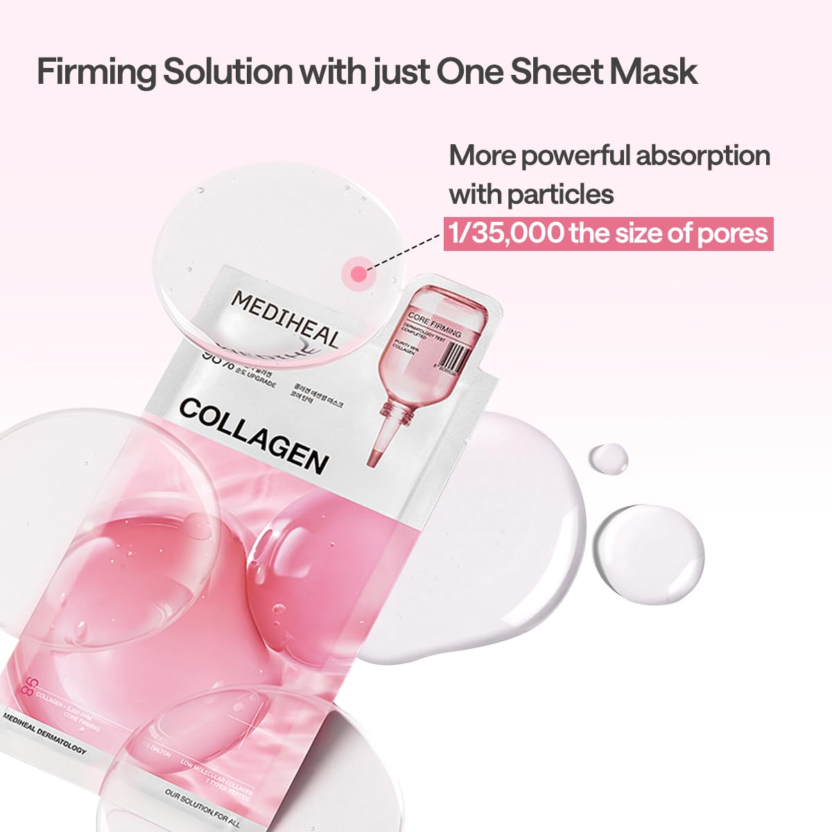 MEDIHEAL Collagen Essential Face Sheet Mask, Skin Firming - MEDIHEAL Official Product View 8
