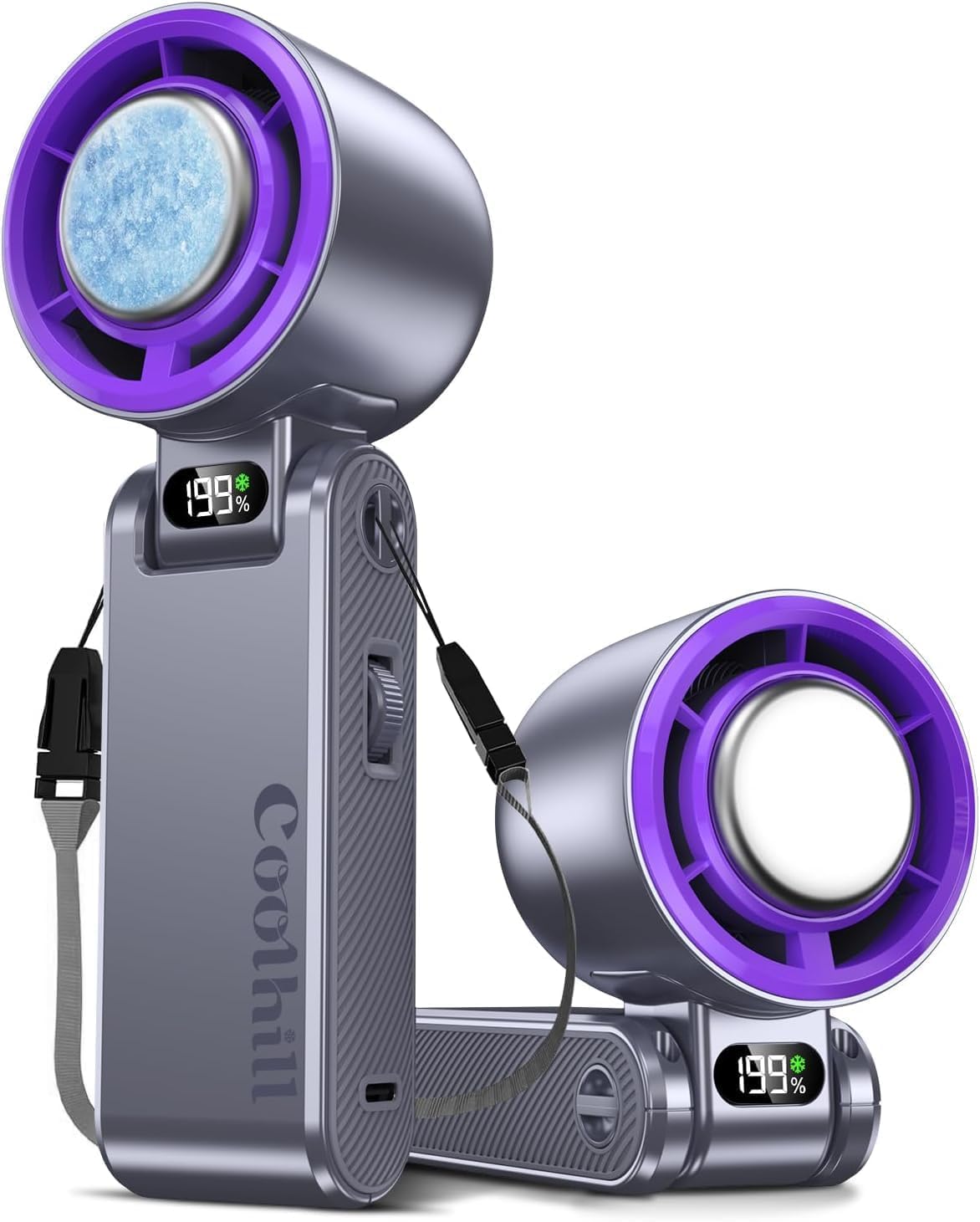 Coolhill Handheld Portable fan with Turbo Cooling, Speed  5500mAh - Coolhill Official Product View 1