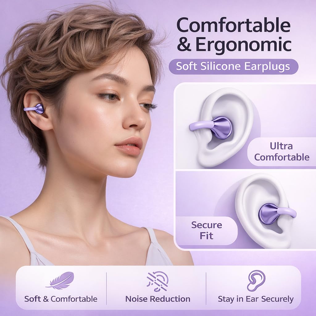 Wireless Bluetooth Earbuds Earrings with LED Digital Display - xzqioue Official Imagery - 4