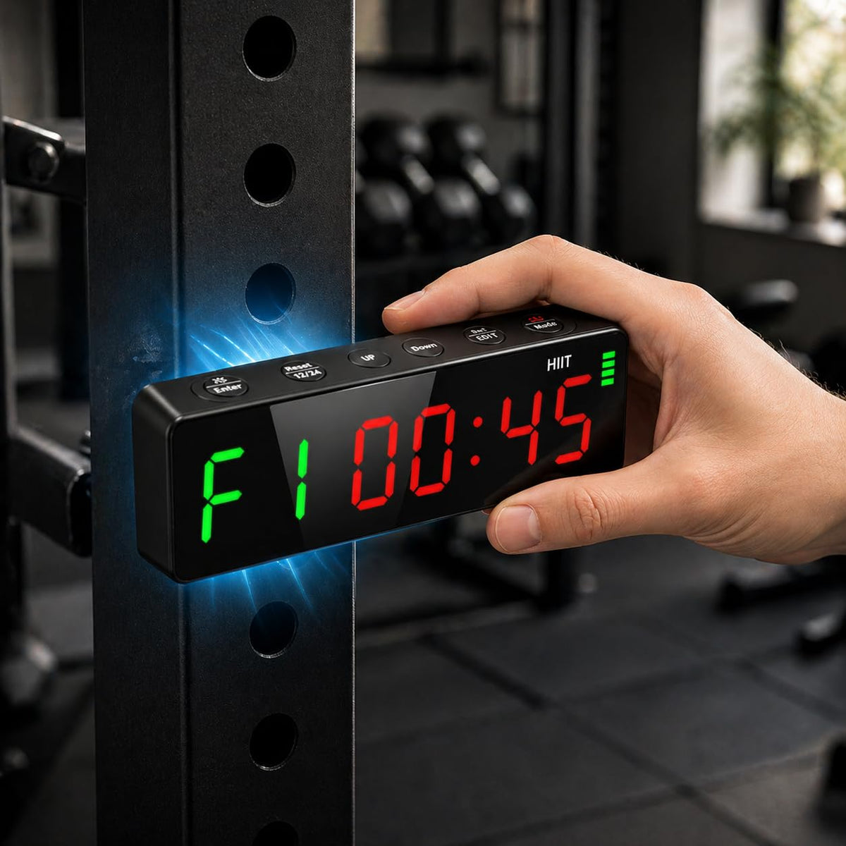 Gym Clock Workout Timer Clock for Home Gym 7 Inch LED Gym - Thwackor Official Imagery - 2
