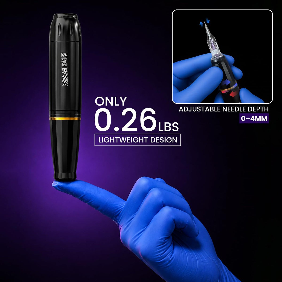 Wormhole Tattoo Gun Kit Uninterrupted Power Set for - Wormhole Tattoo Official Imagery - 7