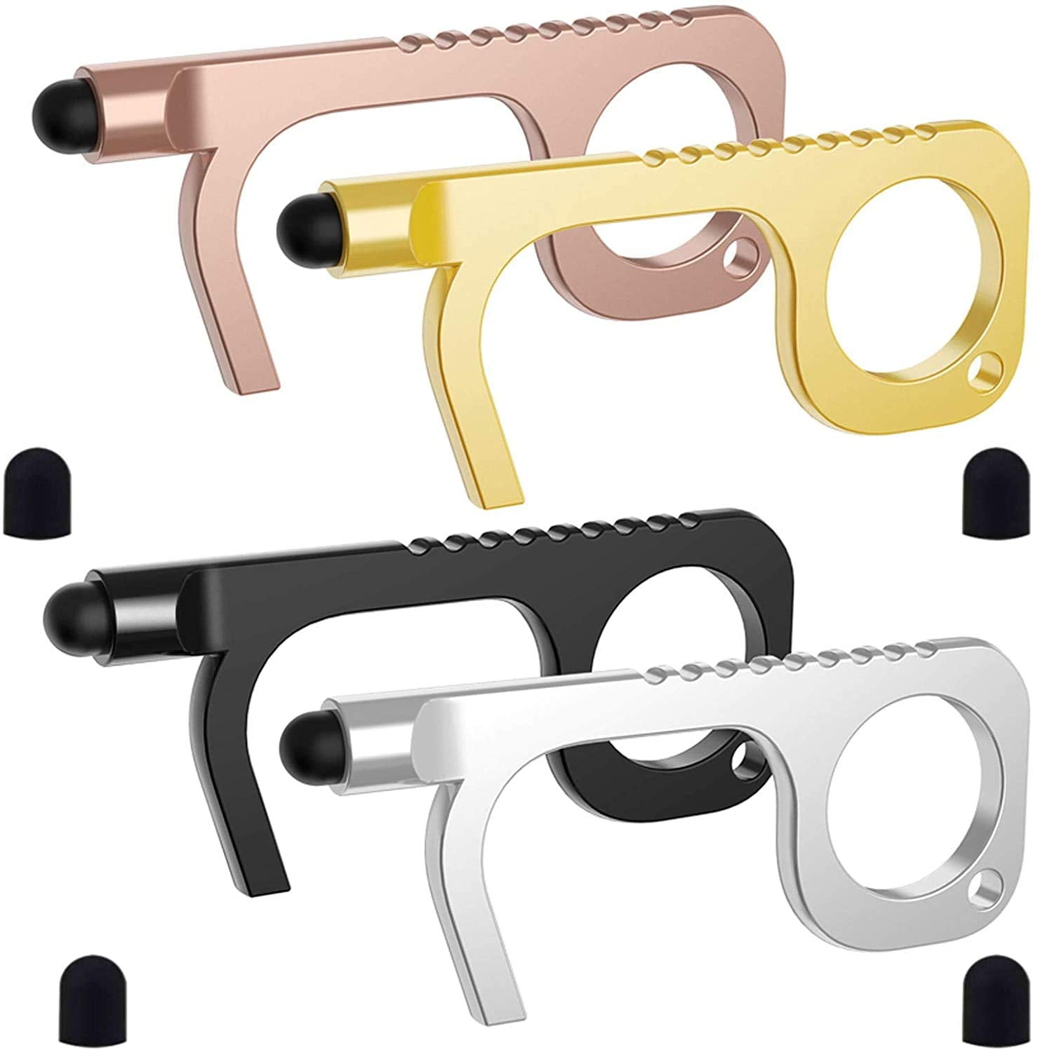 4 Pack Handy Non - Touch Door Opener - Germ Key Tool - Product Imagery