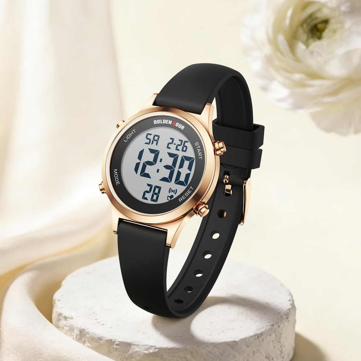 GOLDEN HOUR Waterproof Women s Digital Sports Watches with - GOLDEN HOUR Official Imagery - 6