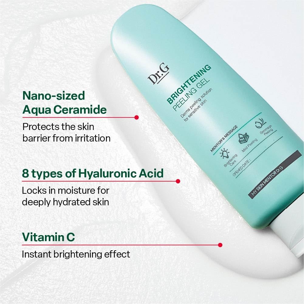 Dr.G Brightening Peeling Gel, Korean Skincare, 4.23 fl oz - Dr.G