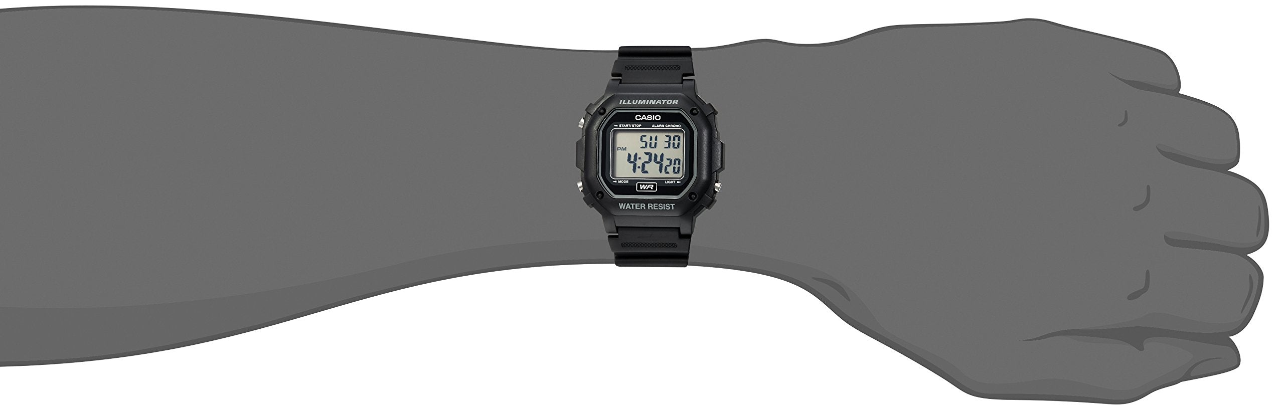 Casio F108WH Series | Men's Digital Watch | Illuminator | Water Resist - View 6