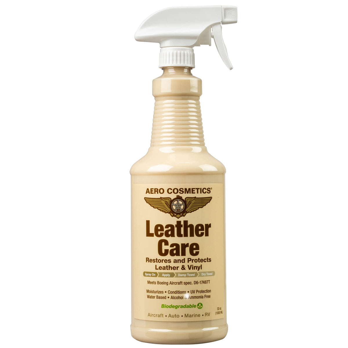 Leather Cleaner and Conditioner for Couch Car Seats Vinyl - Aero Cosmetics Official Imagery - 4