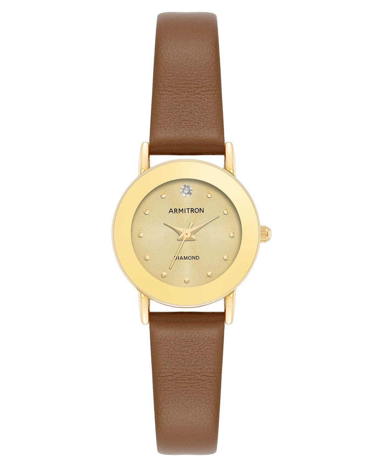 Armitron Women s 75 2447 Diamond Accented Leather Strap - Armitron Official Imagery - 7