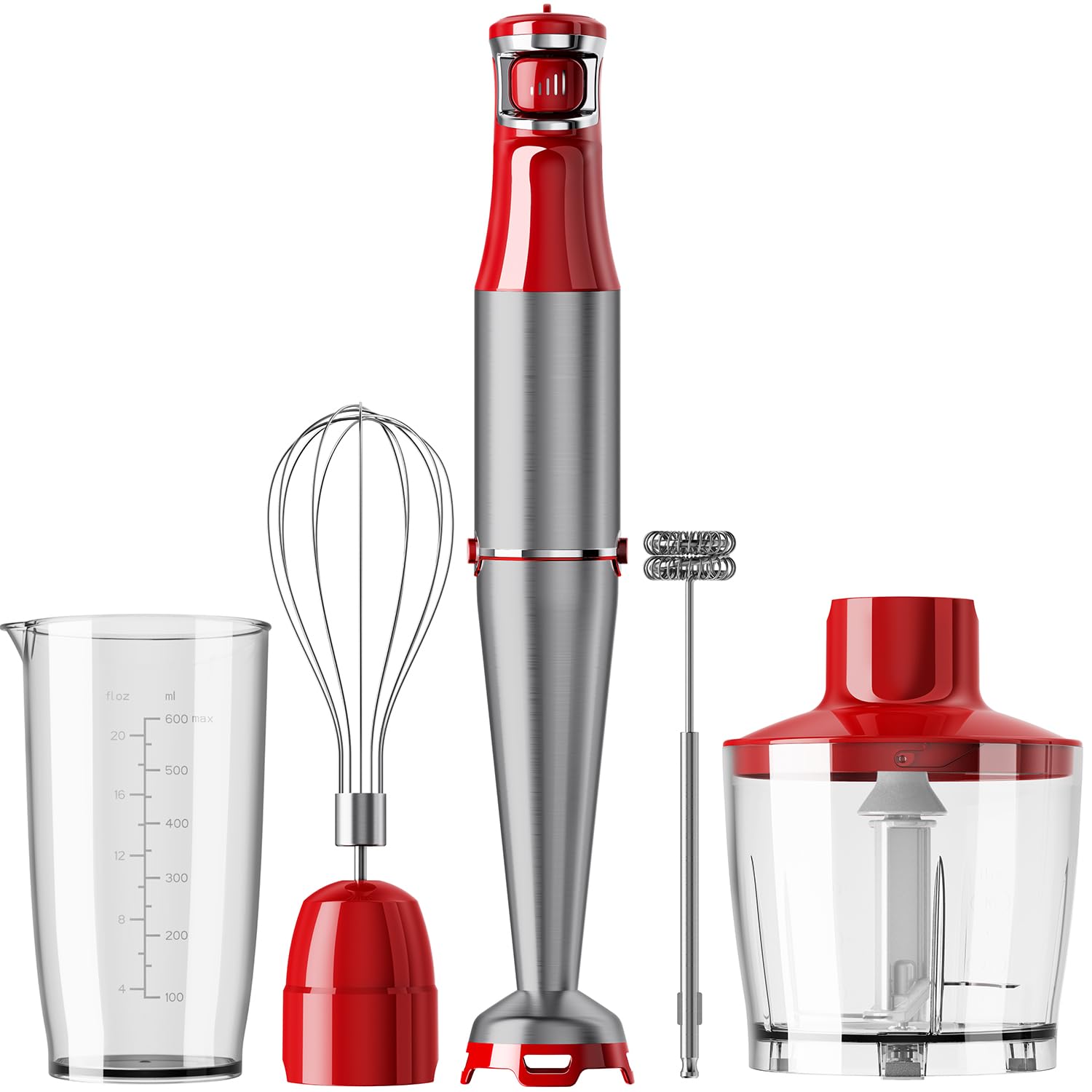 Turelar Immersion Blender Handheld Corded, 1100W 5 in 1 Hand Blen - turelar Official Product View 1