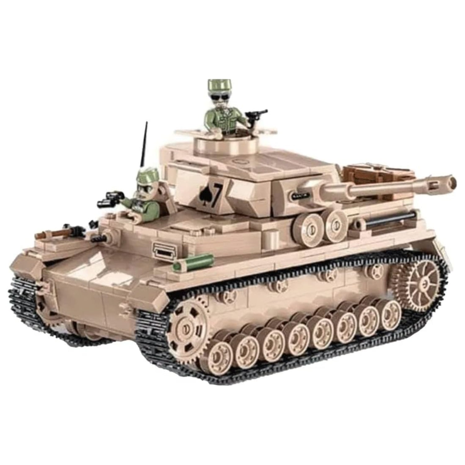 COBI Historical Collection Panzerkampfwagen IV tank model in beige with 559 pieces, detailed scale replica for collectors and enthusiasts.