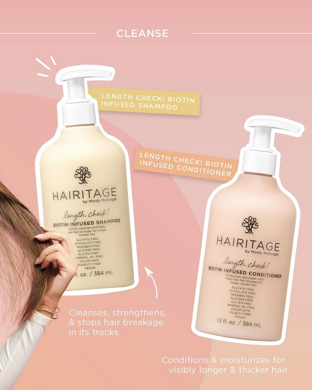 Hairitage Biotin & Jamaican Castor Oil Hair Conditioner for Thinning Hair - - Hairitage Official Product View 4