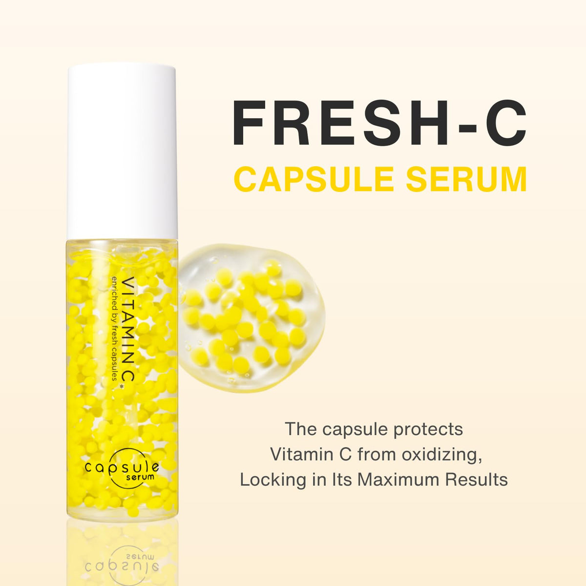 Capsule Serum with New Packaging BEAUTY SERUM WITH VITAMIN C - ＣＡＰＳＵＬＥ　ＳＥＲＵＭ Official Imagery - 3