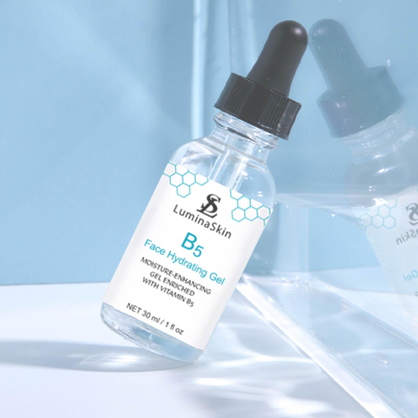 Hydrating Vitamin B5 Gel Skin Moisture Enhancing Gel Hyalu - LuminaSkin Official Imagery - 8