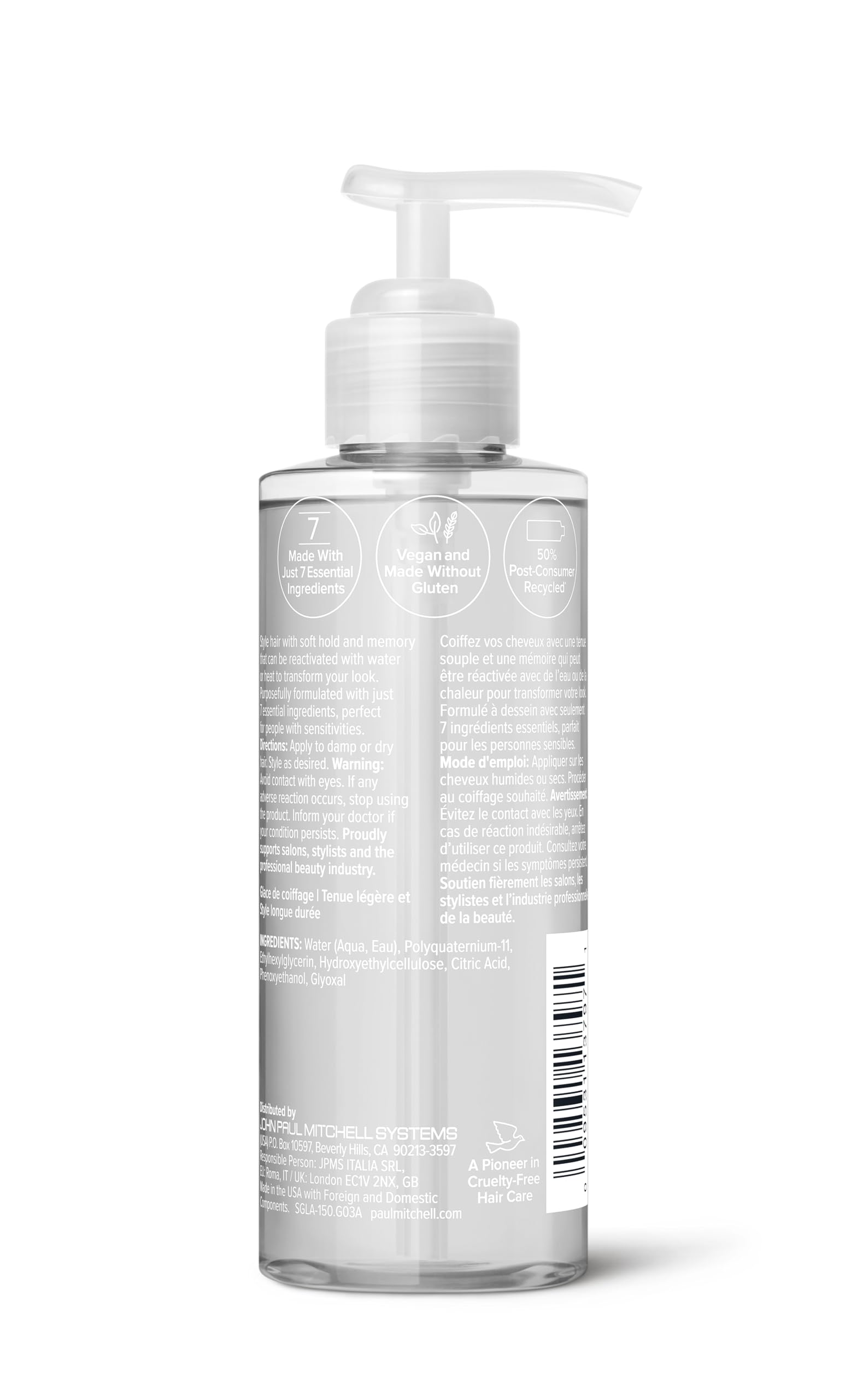 Paul Mitchell Clear Styling Glaze, Fragrance Free, For Sensitive Scalp + Skin, 5.1 fl. oz