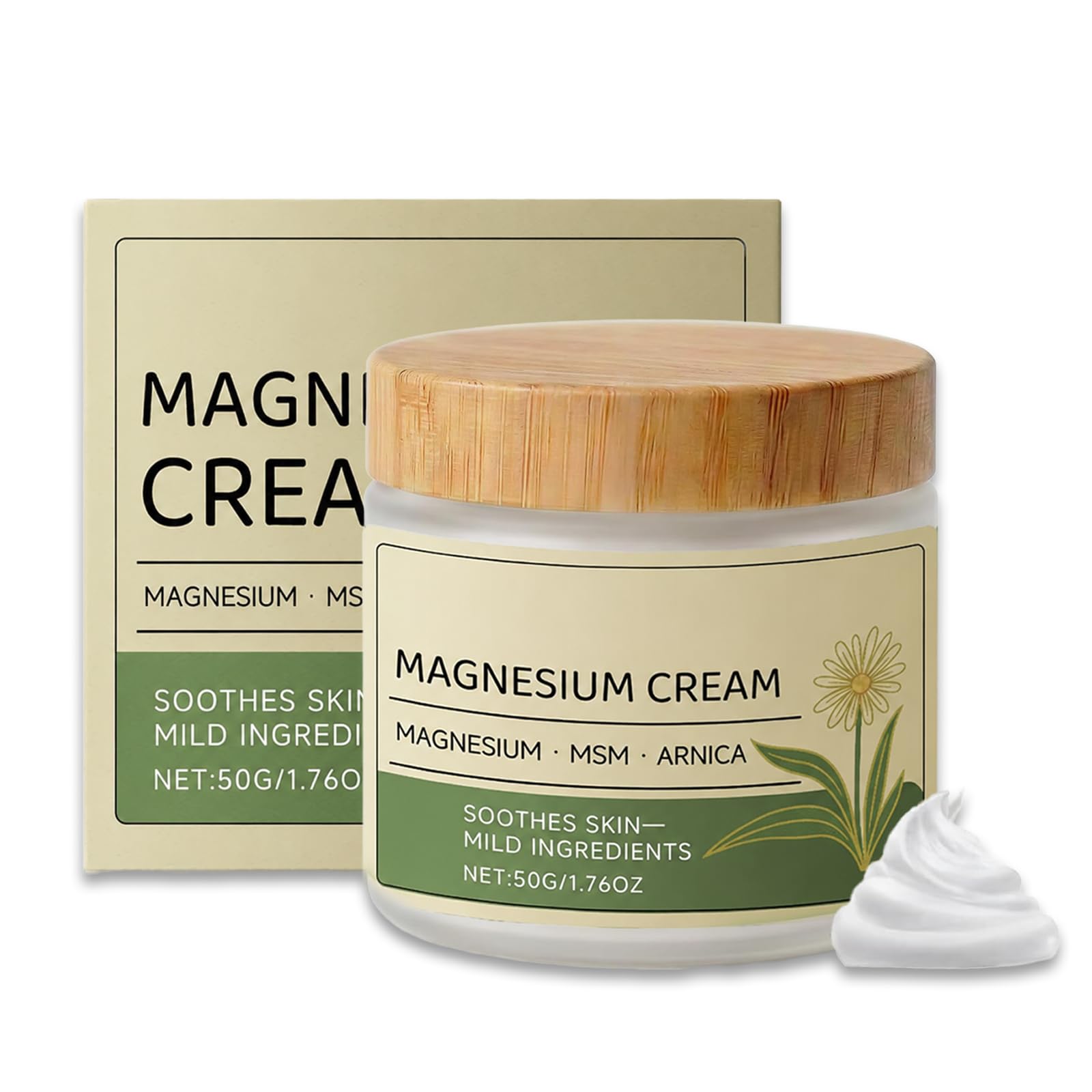 Magnesium Chloride Nerve Relief Cream with Arnica & MSM