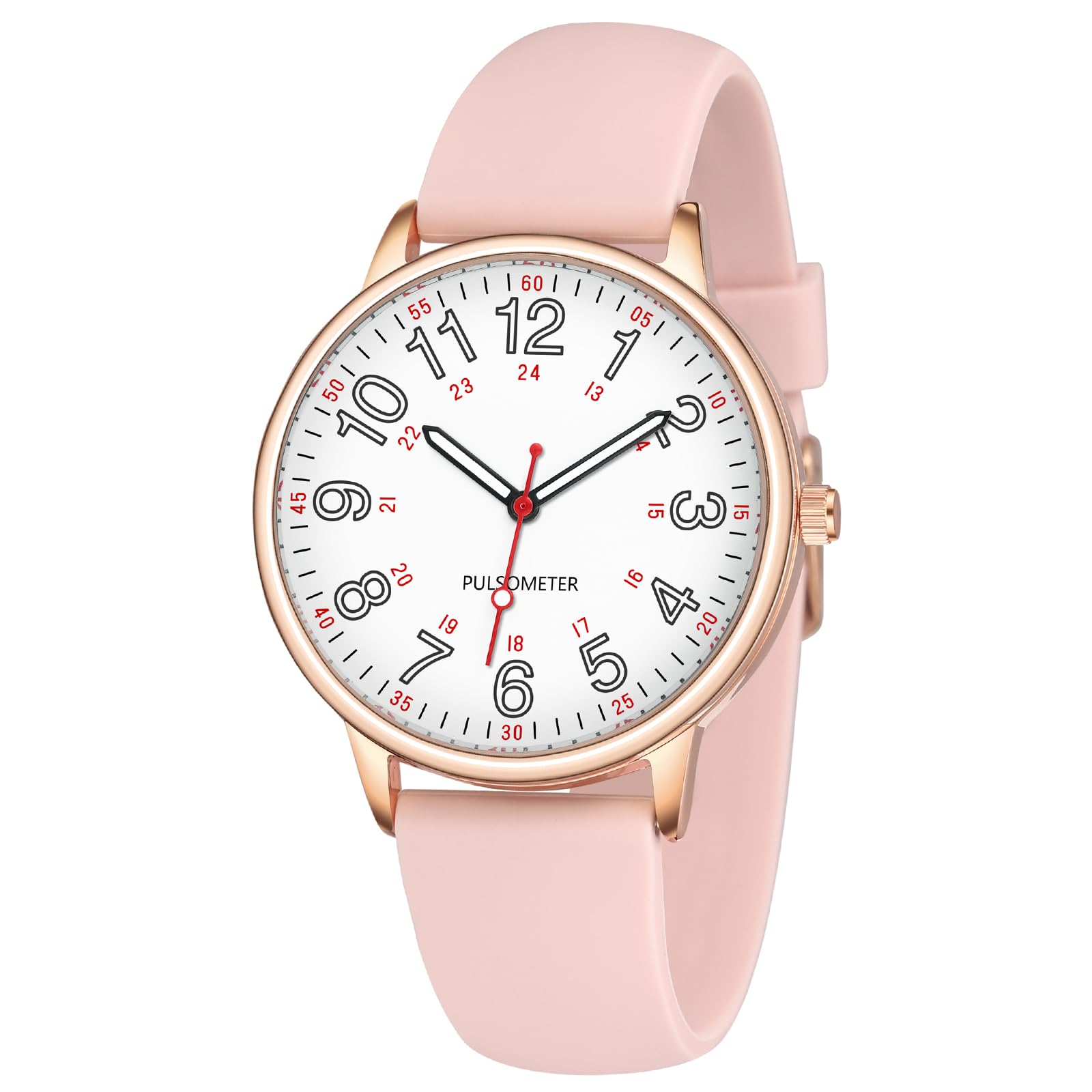 TWOPTION Waterproof Nurse Watch for Medical Professionals,Doctors Nurs - View 1